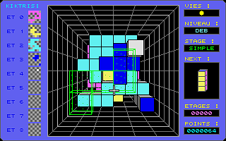 Kiktris atari screenshot